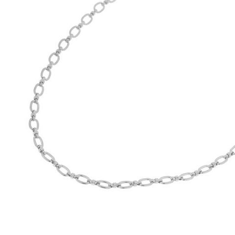 Open chain necklace silver – Label Kiki
