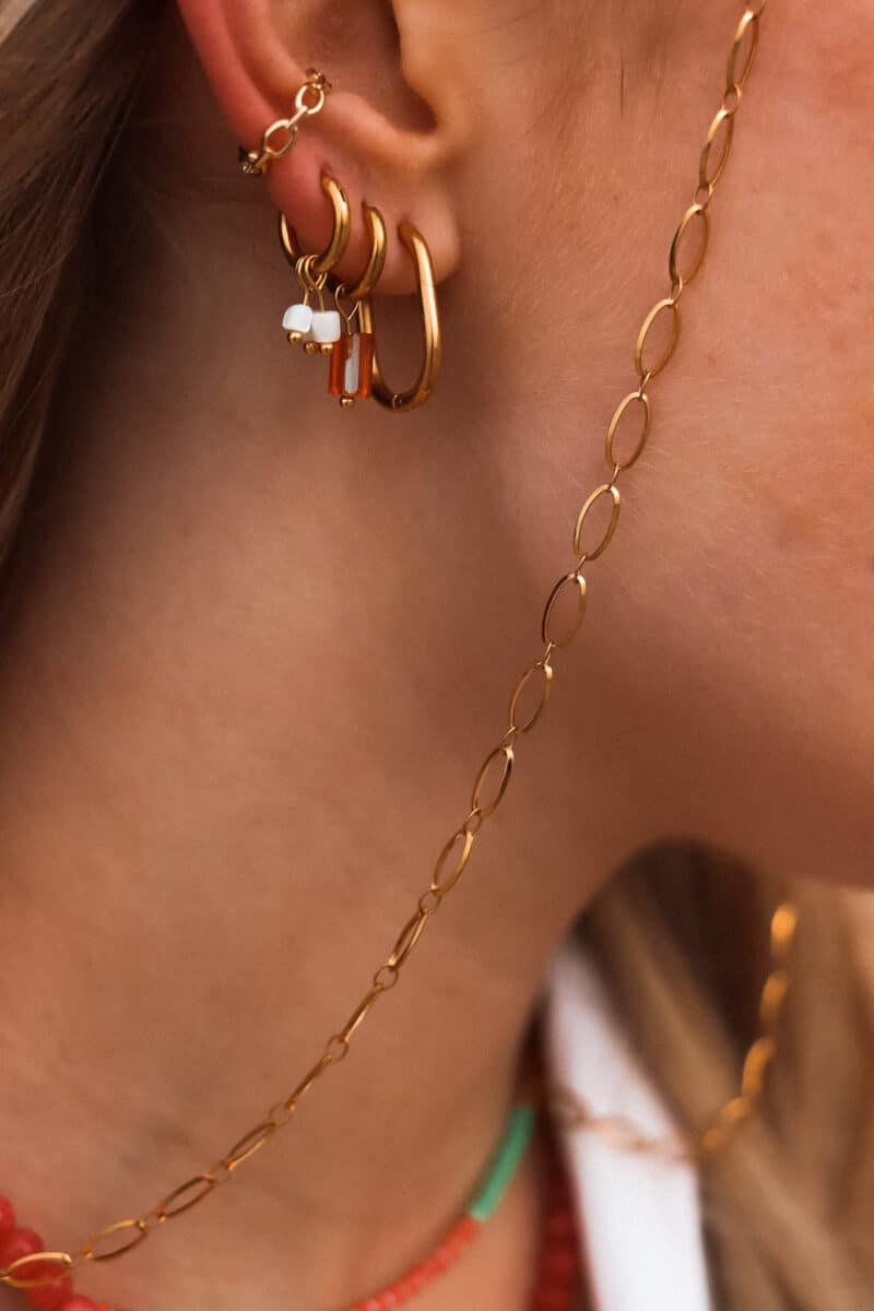 Oval chain sunny gold