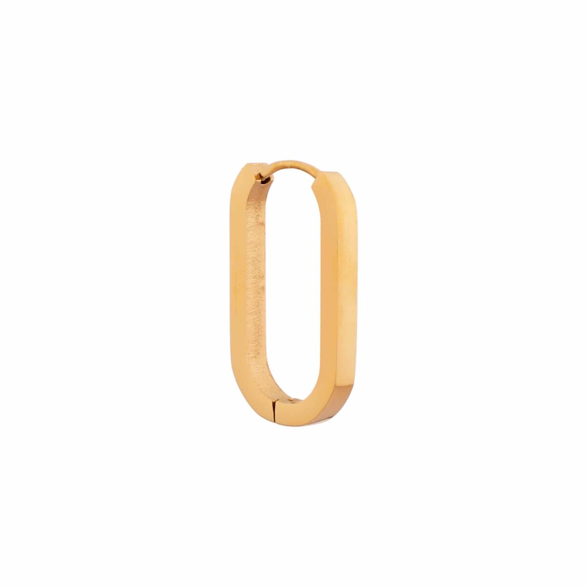 Oval hoop gold