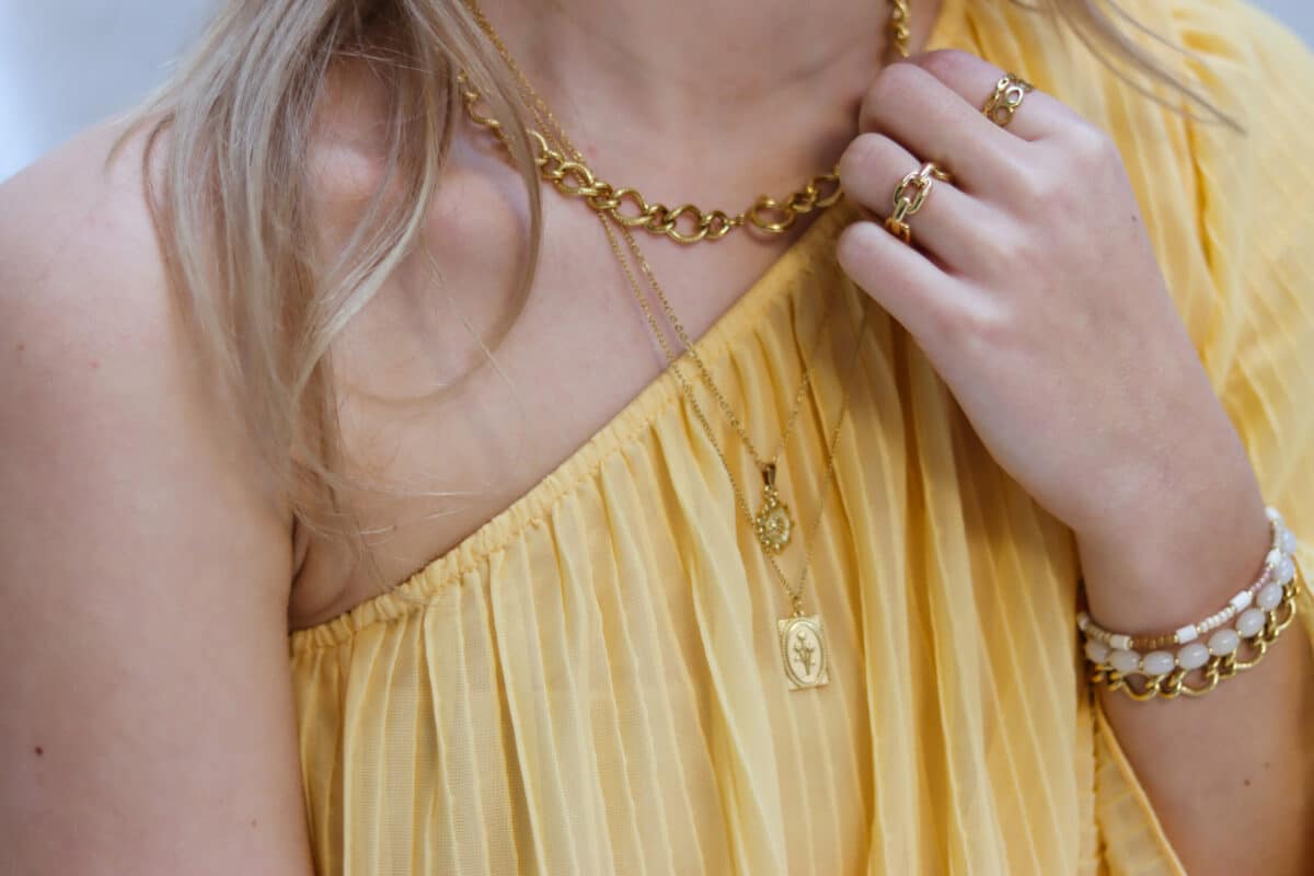 Pampas bracelet gold