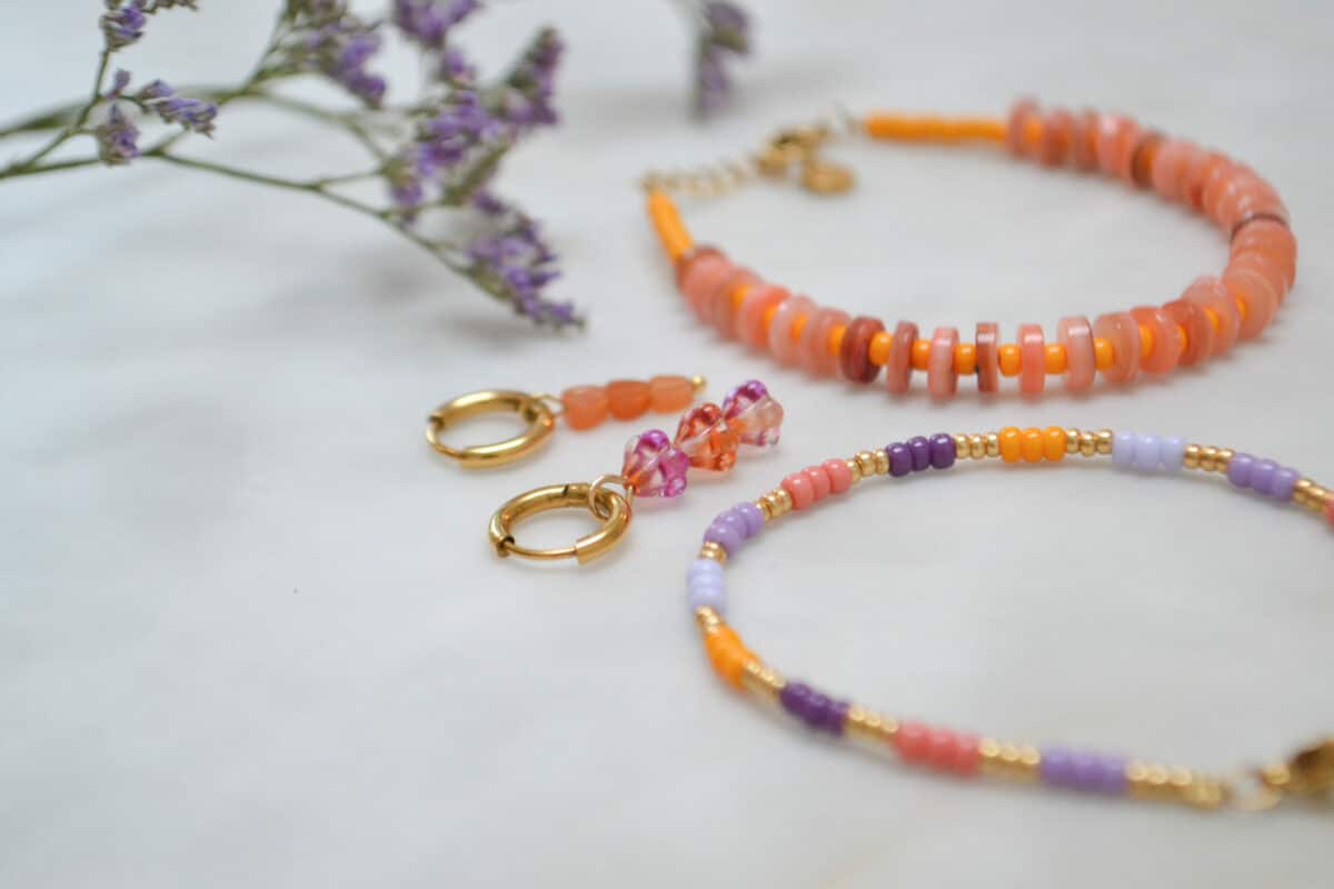 Paradise rainbow bracelet gold