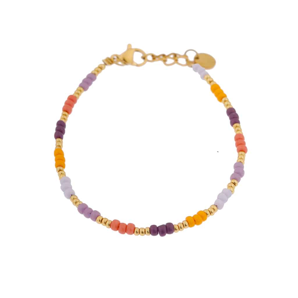 Paradise rainbow bracelet gold
