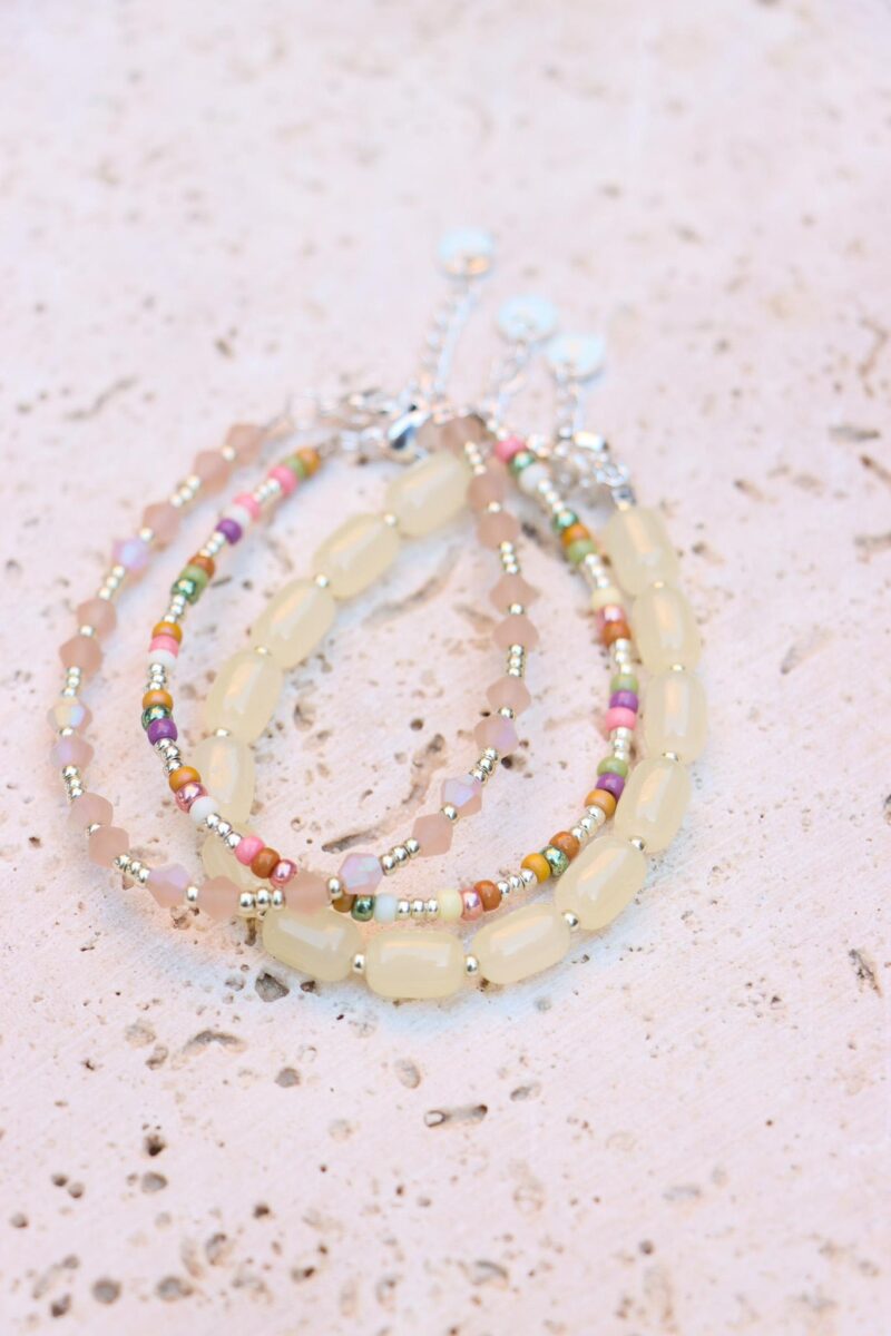 Pastello rainbow bracelet silver