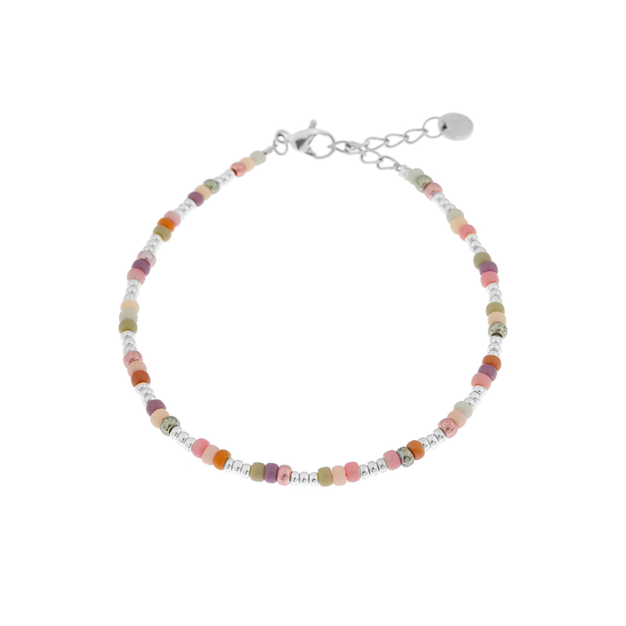 Pastello rainbow bracelet silver