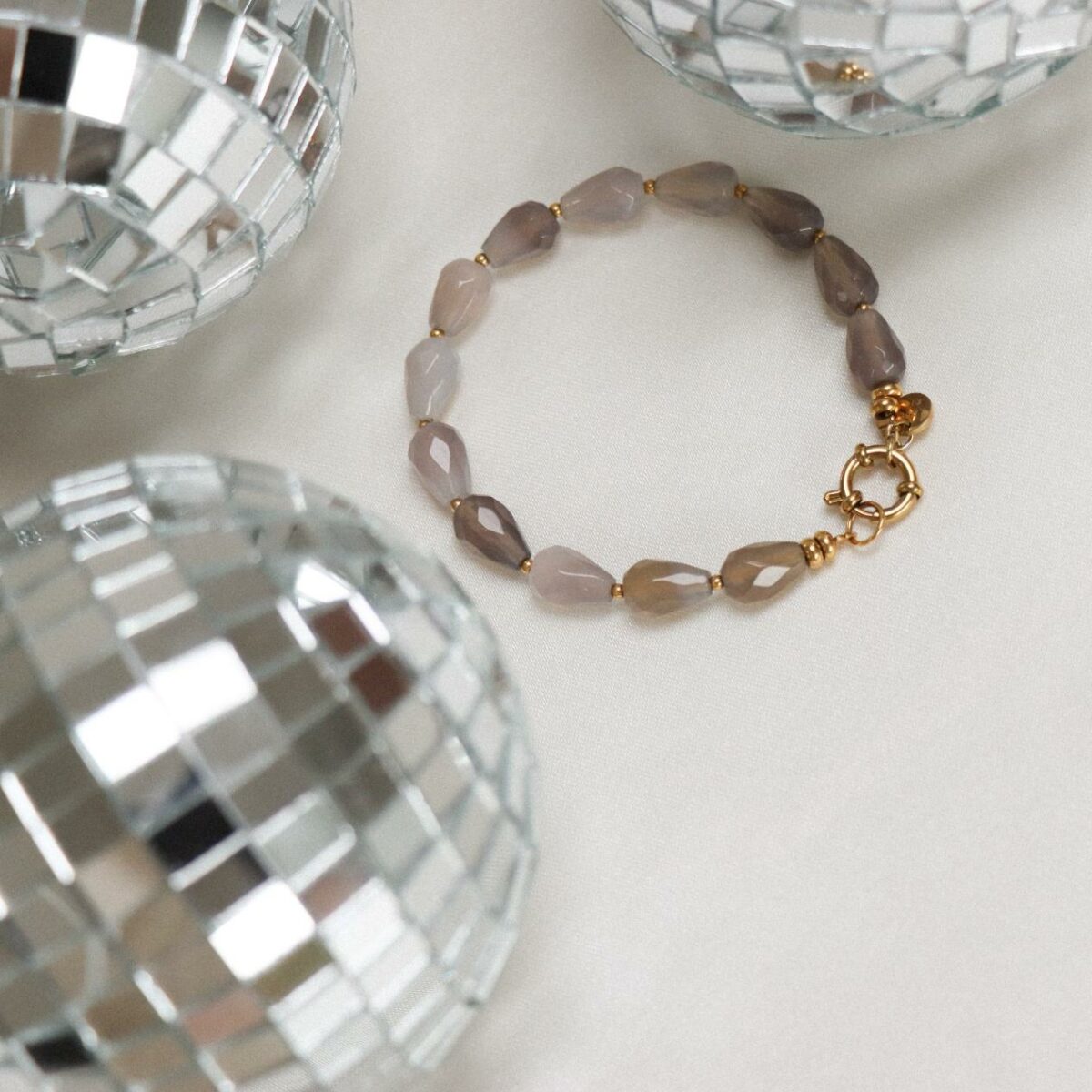 Pearl of the clouds bracelet gold