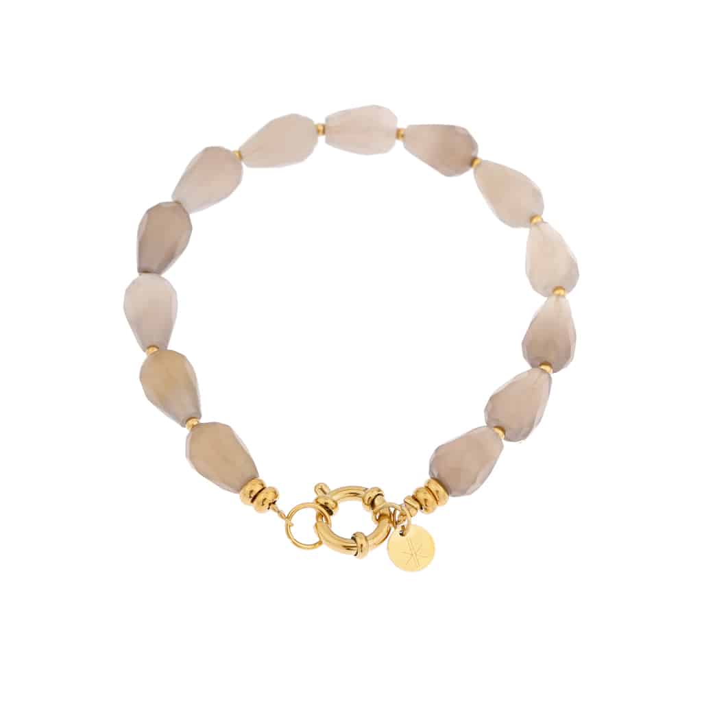 Pearl of the clouds bracelet gold - 19 cm