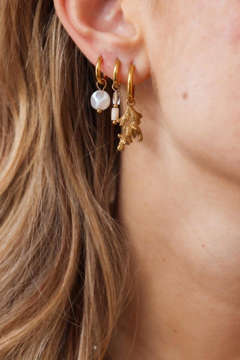Pebble beach hoop gold