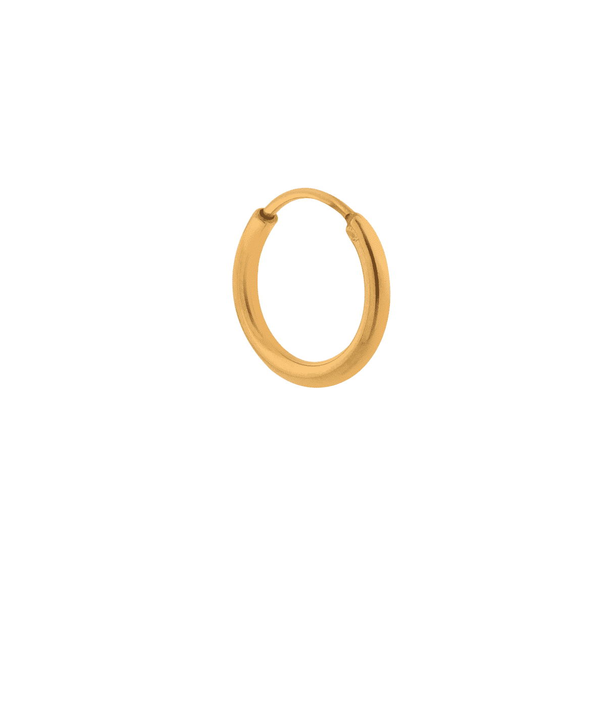 Plain hoop 16mm gold