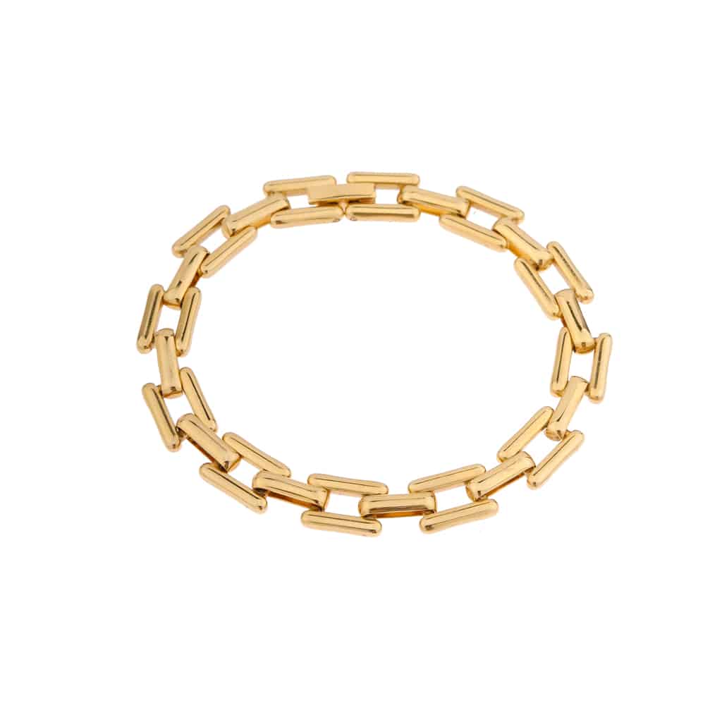 Queen of cubes bracelet gold