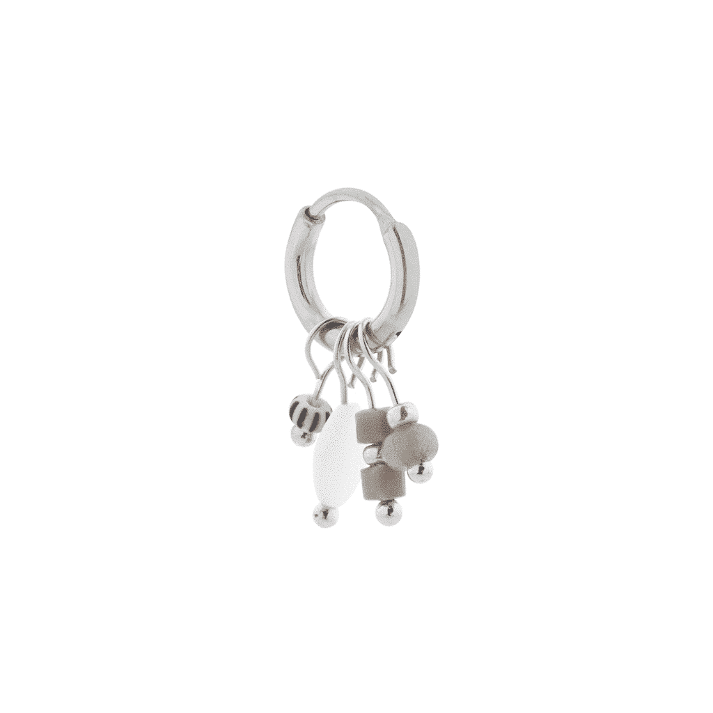 Radja hoop silver