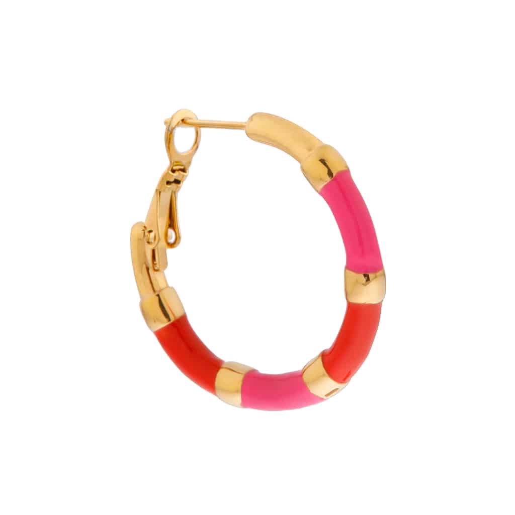 Red pink hoola hoop gold