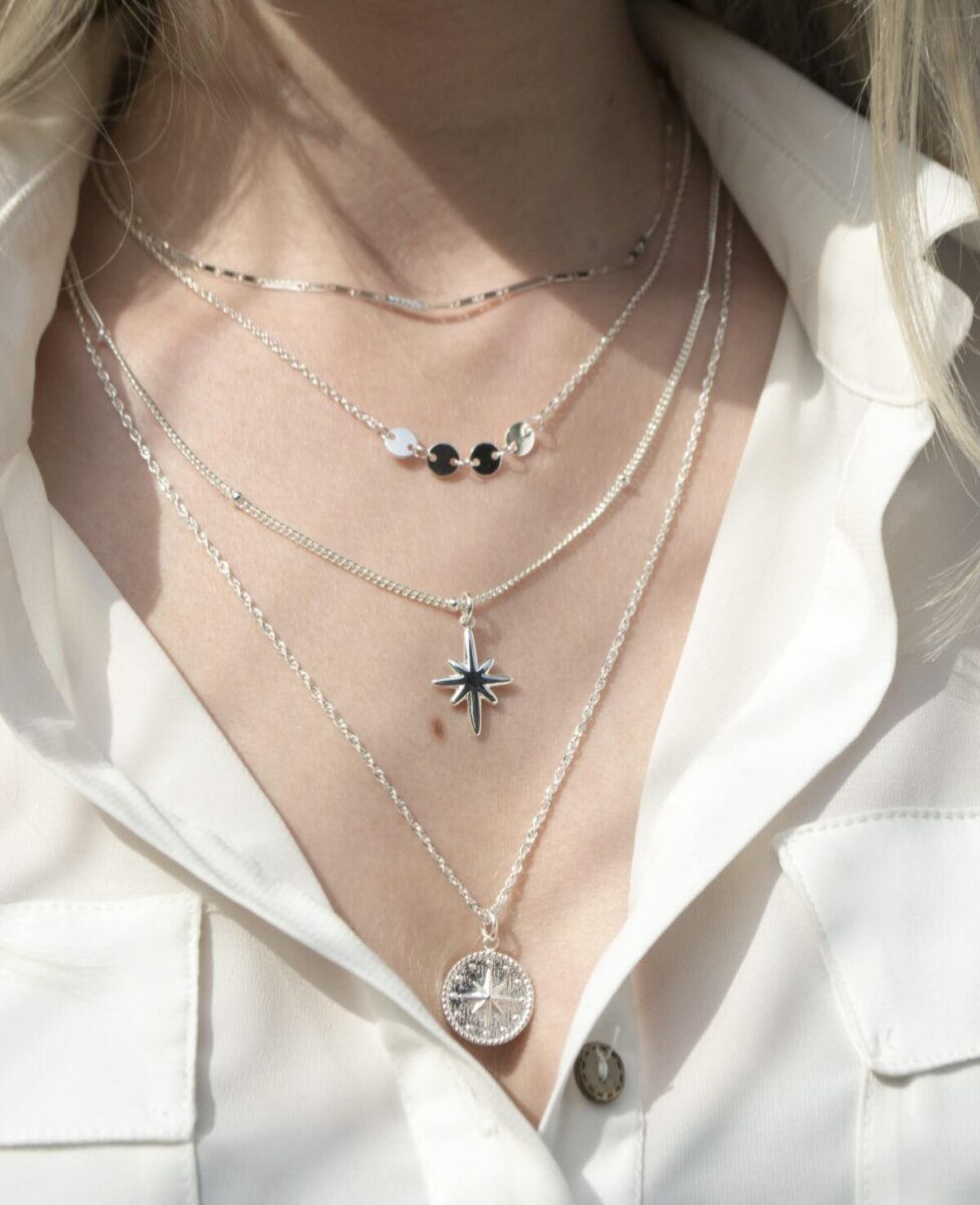 Rewind Necklace Silver