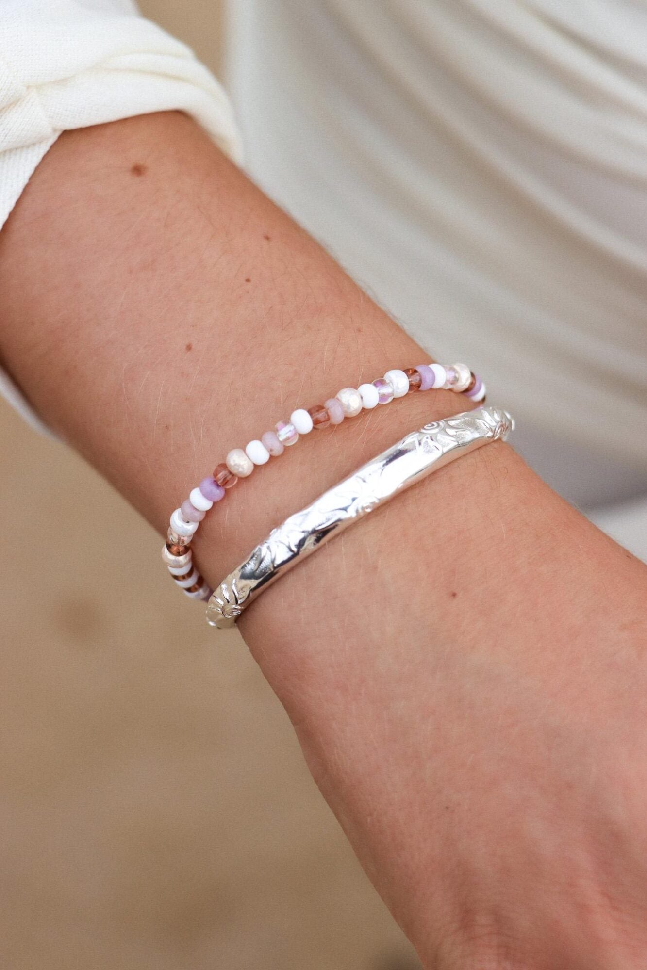 Rosé all day bracelet silver