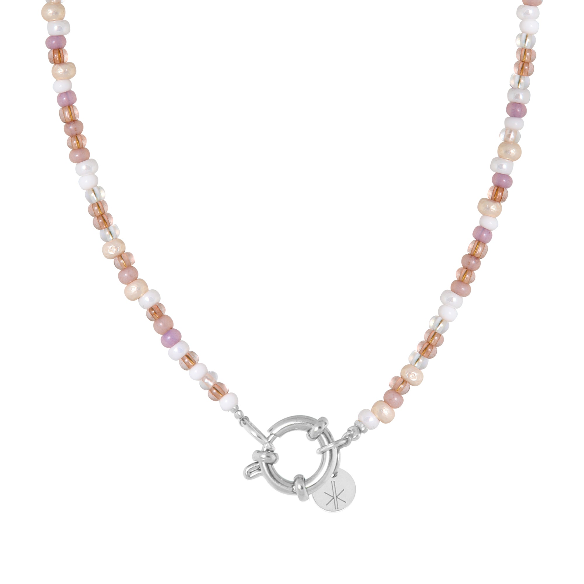 Rosé all day necklace silver