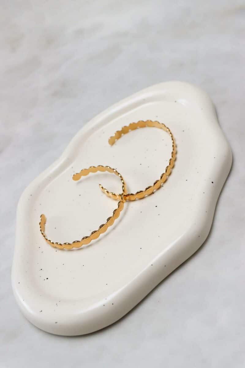 Round bangle gold