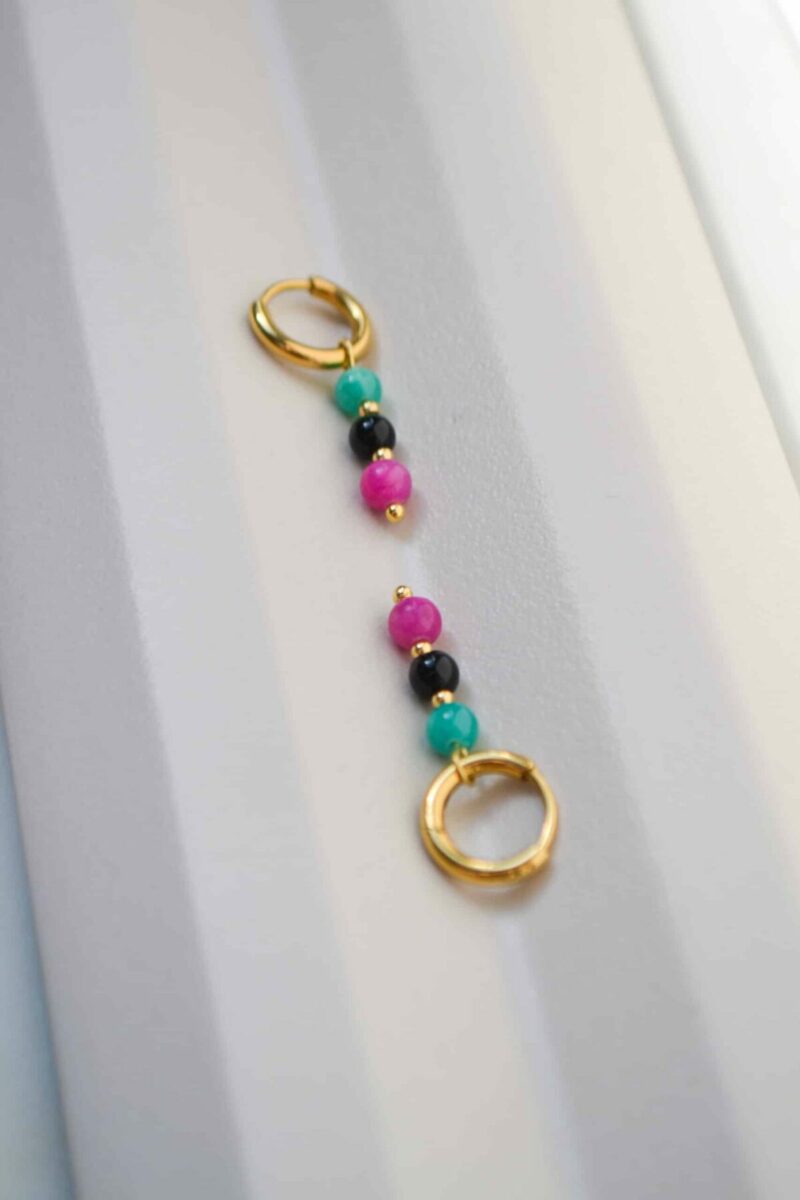 Round color hoop gold