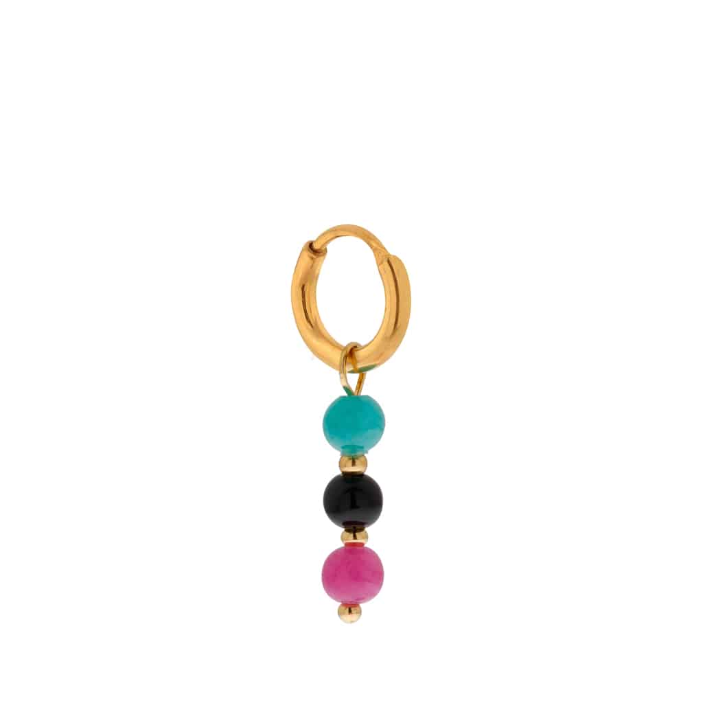 Round color hoop gold