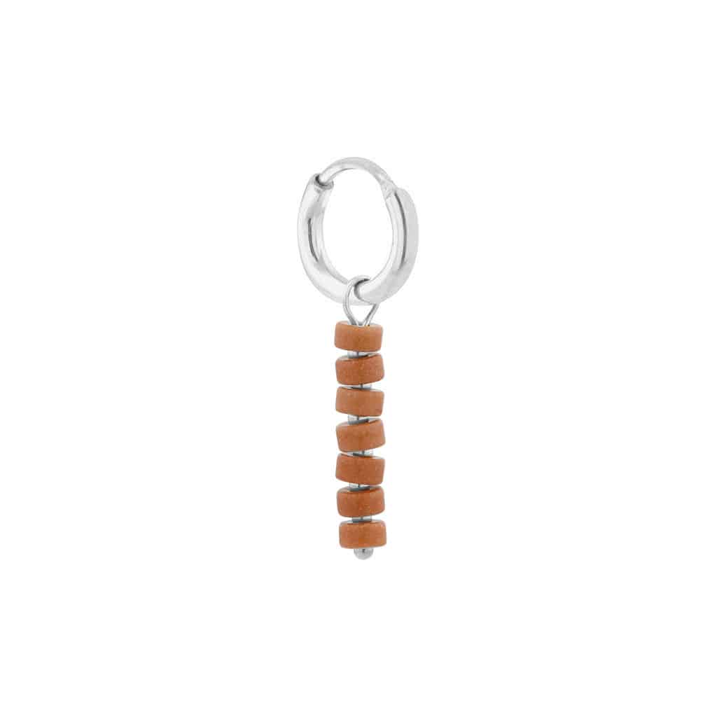 Royal brown hoop silver