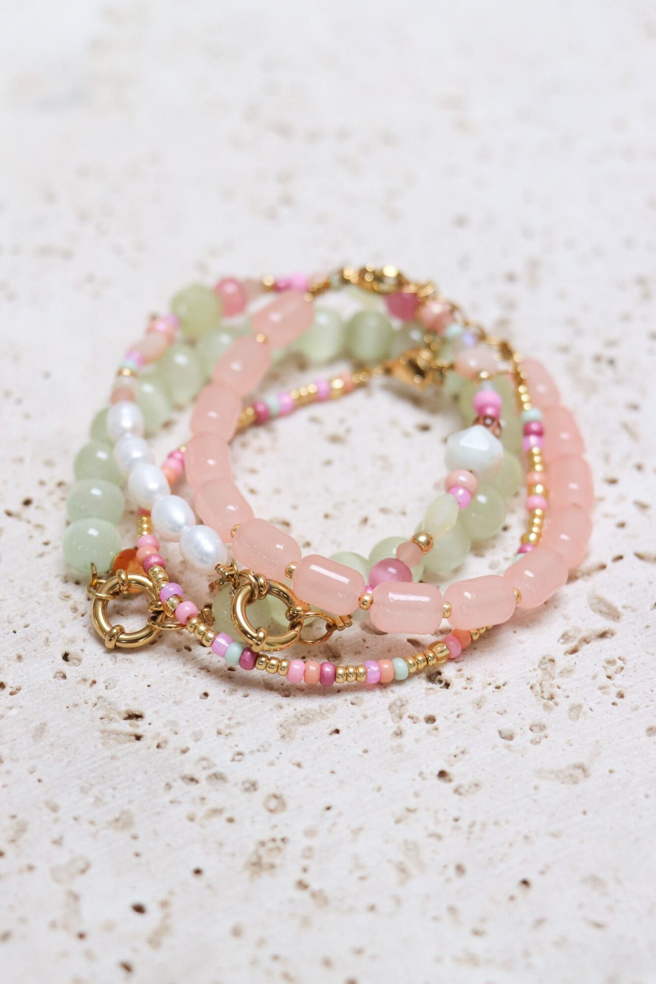 Sage bracelet gold