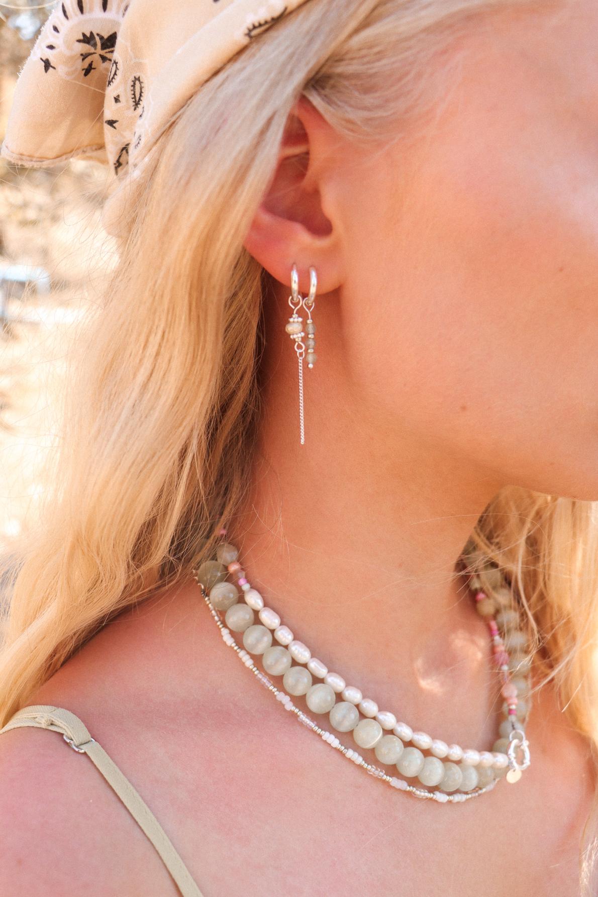 Sage hoop silver