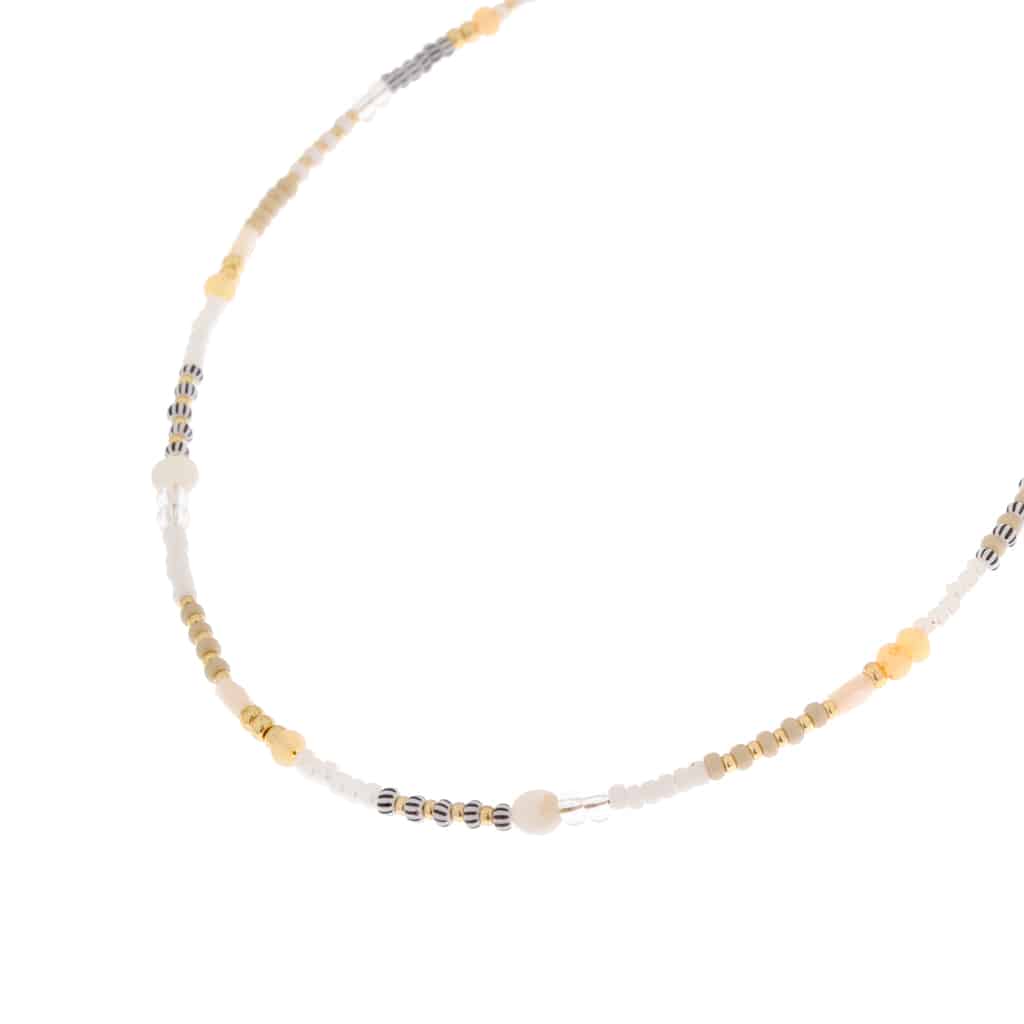 Sand sparkle necklace gold