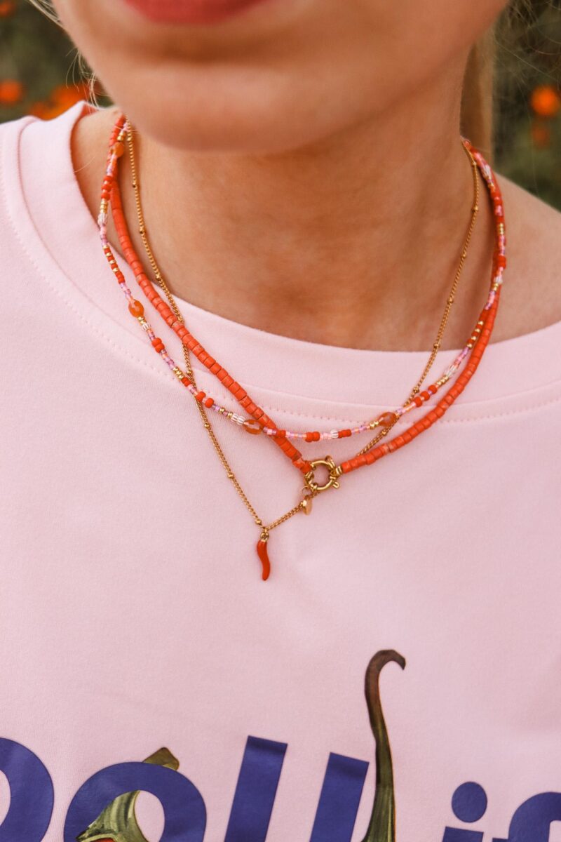 Sangria necklace gold