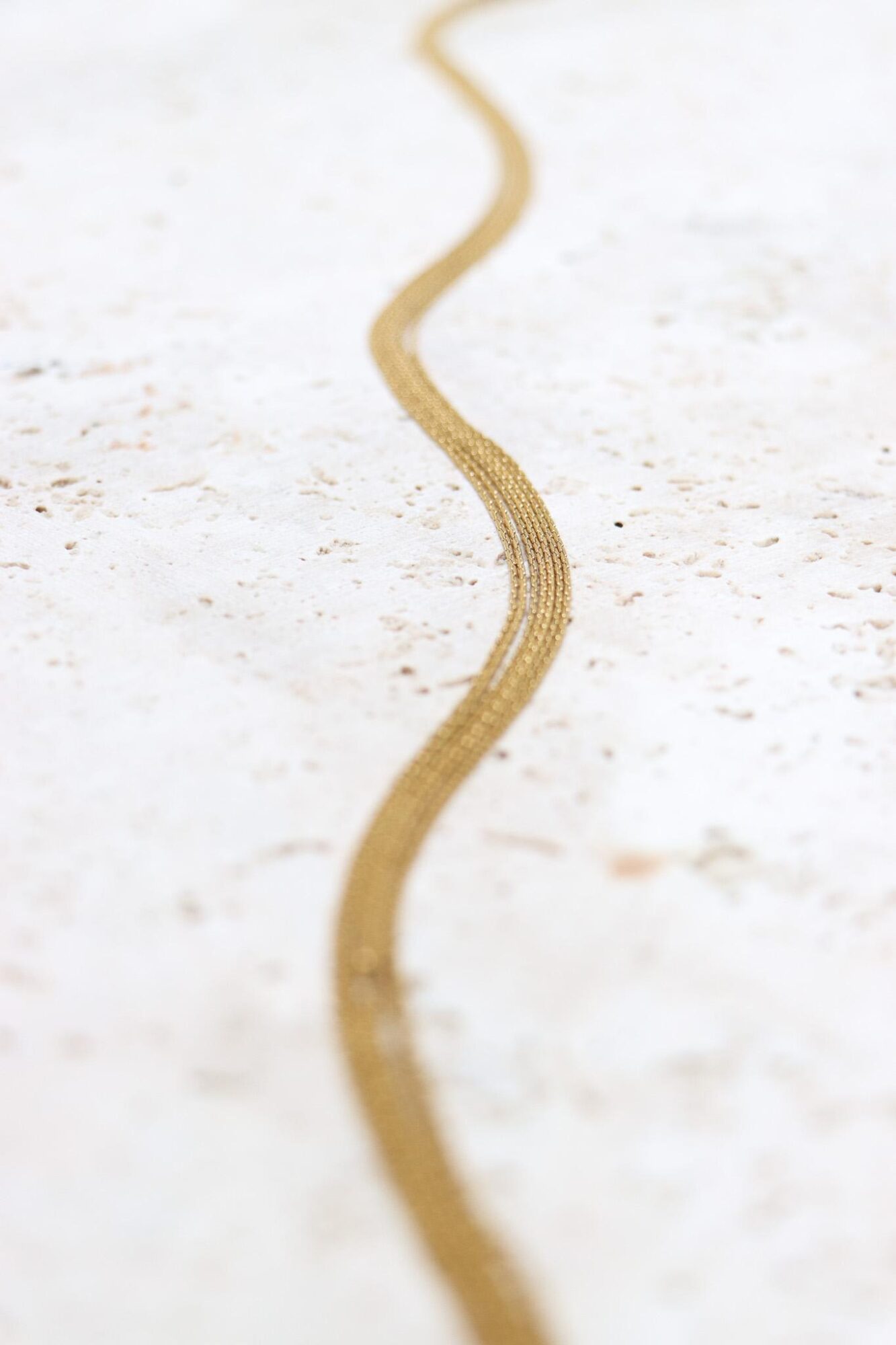 Sea of gold necklace gold