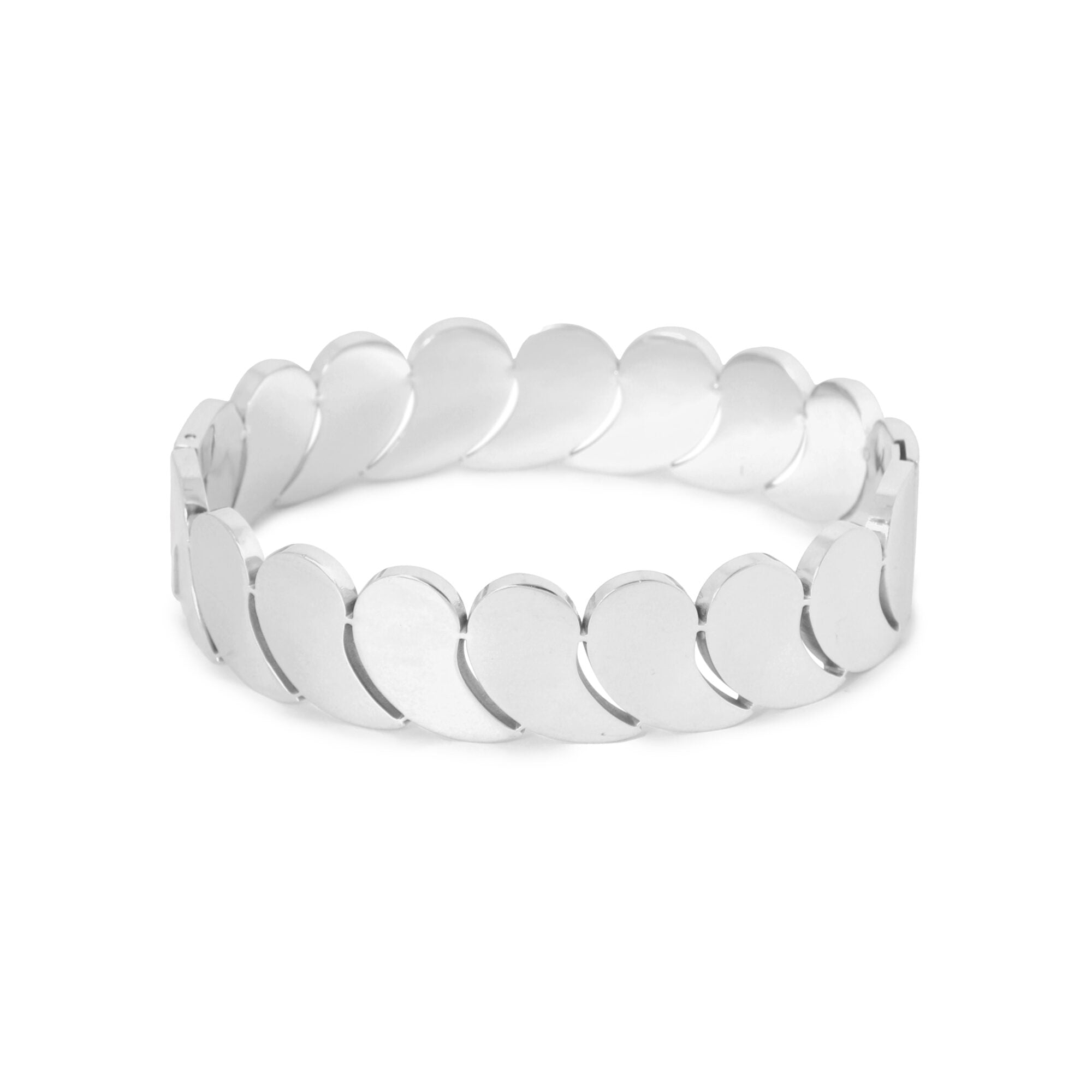 Sea whisper bangle silver