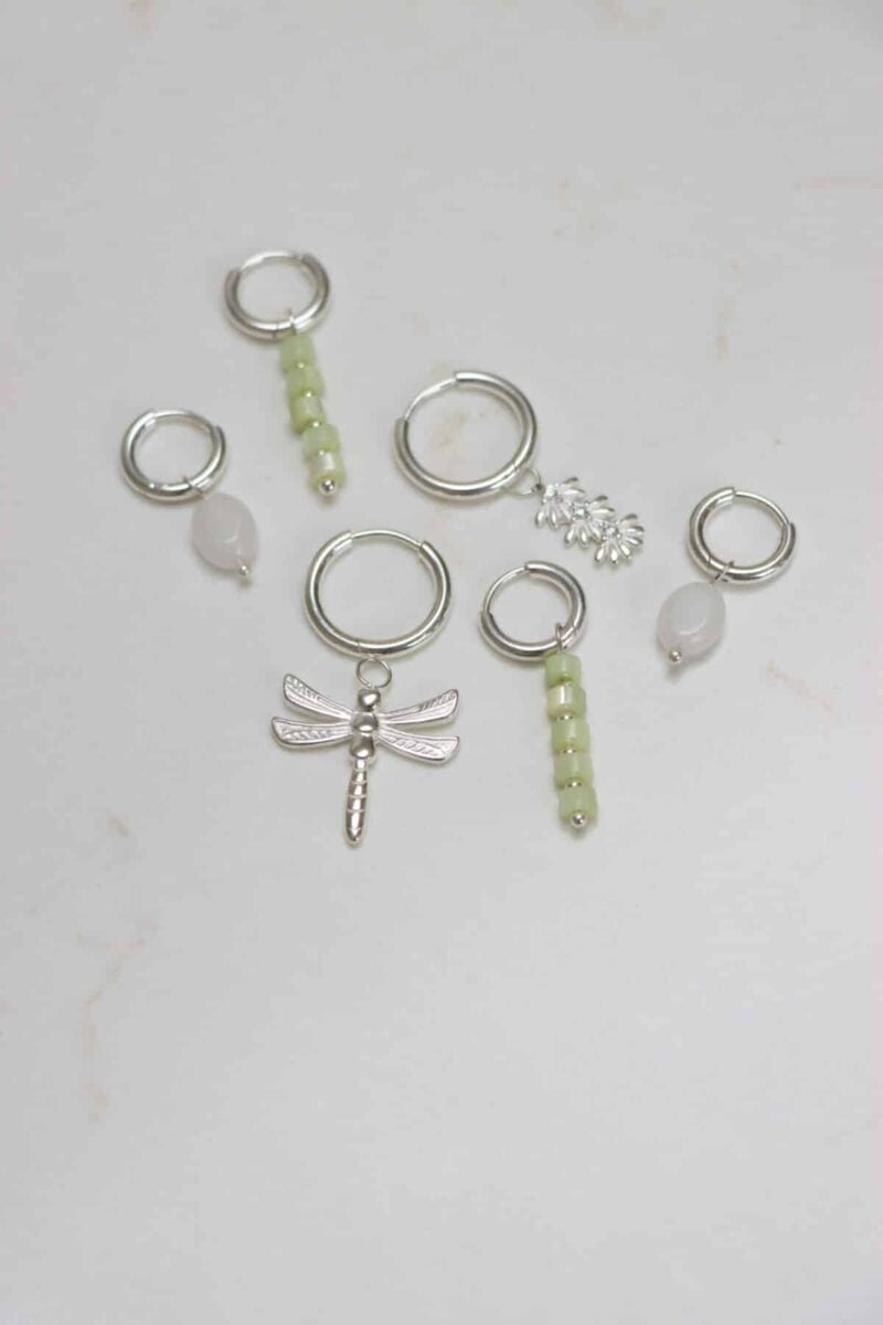 Seafoom hoop silver