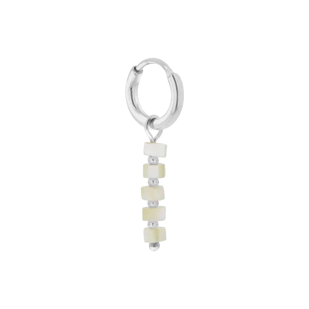 Seafoom hoop silver