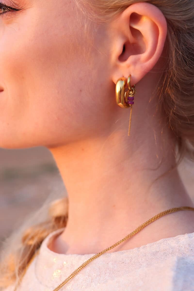 Shaggy hoop gold