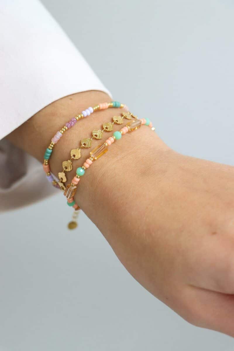 Shell bracelet gold