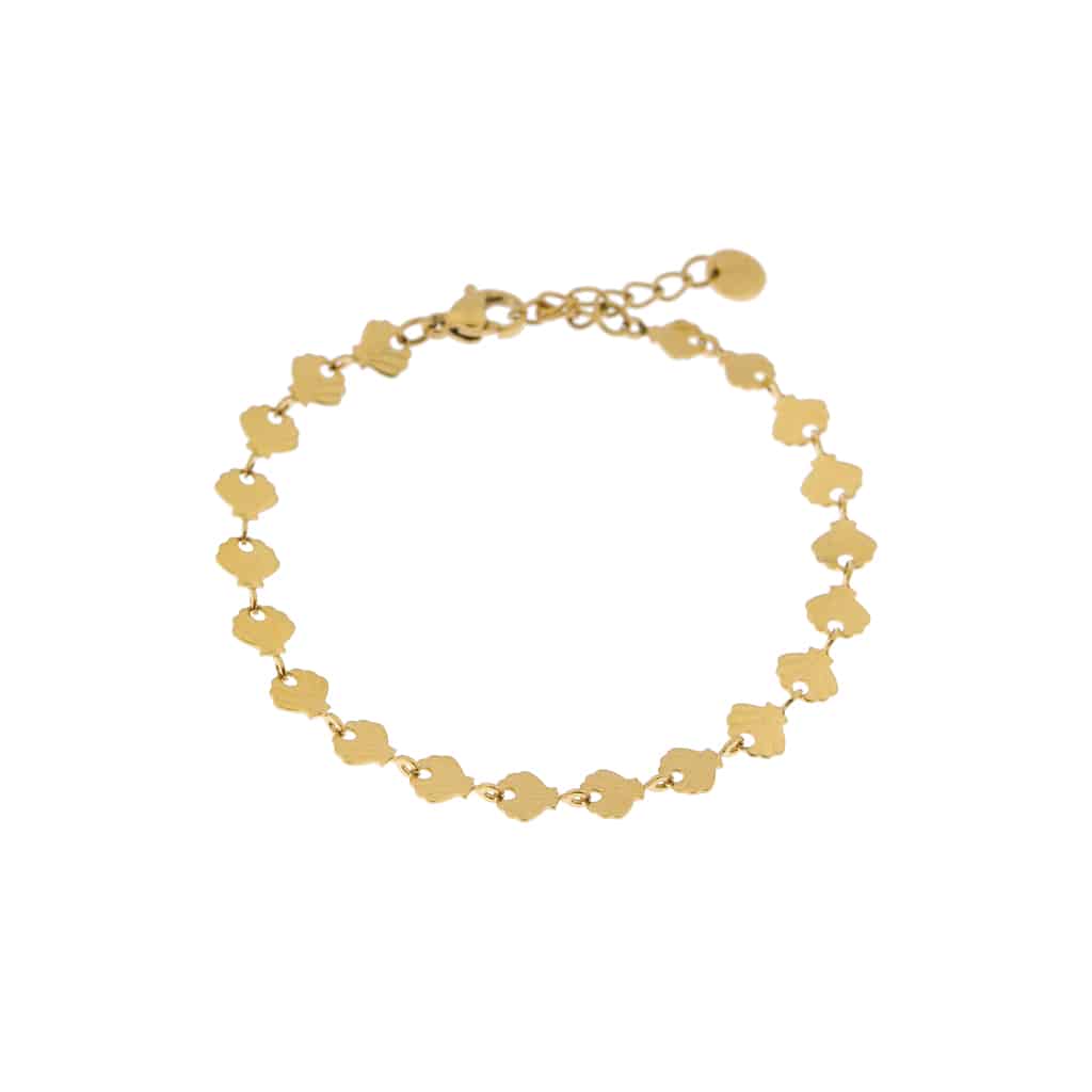 Shell bracelet gold