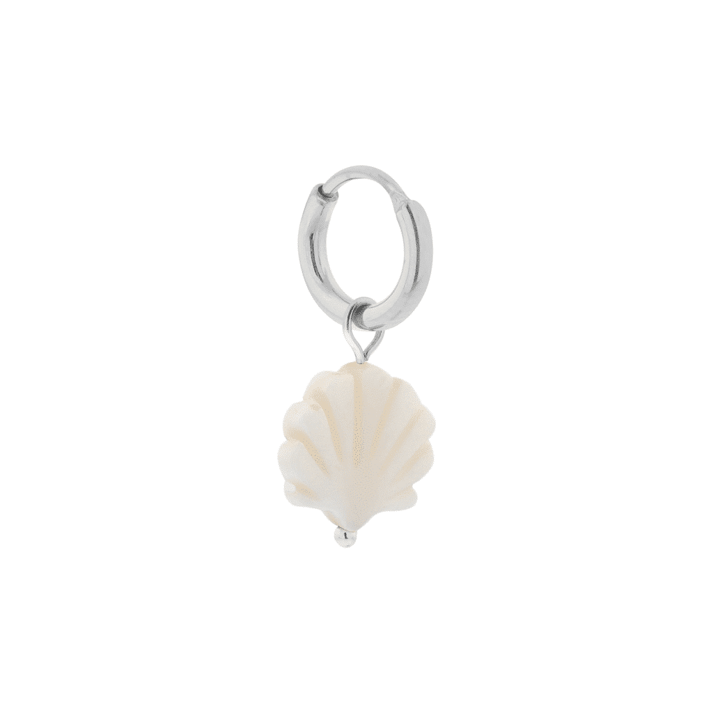Shelly hoop silver