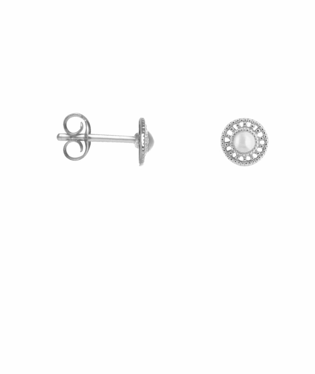 Shield Round Silver