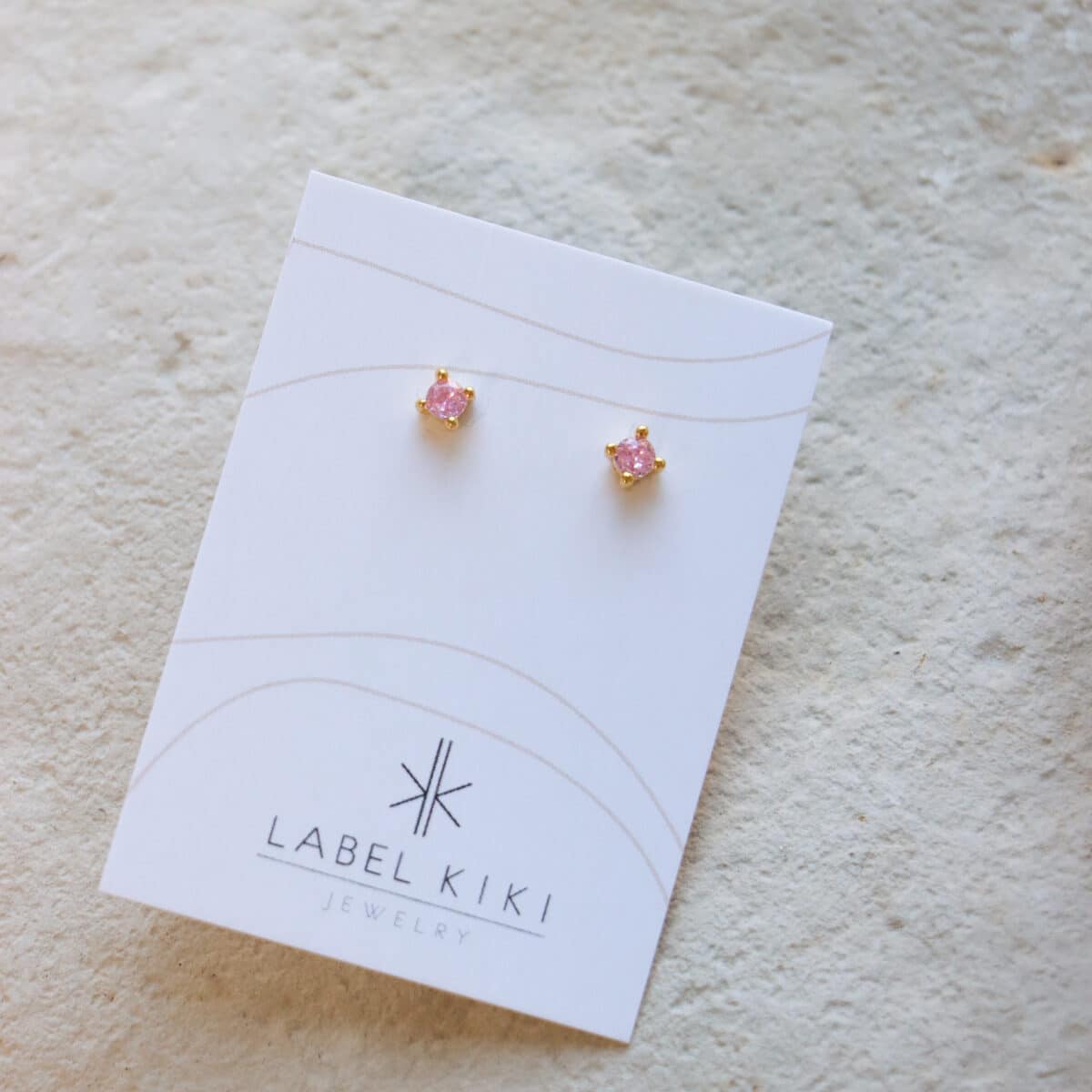 Shiny pink gold