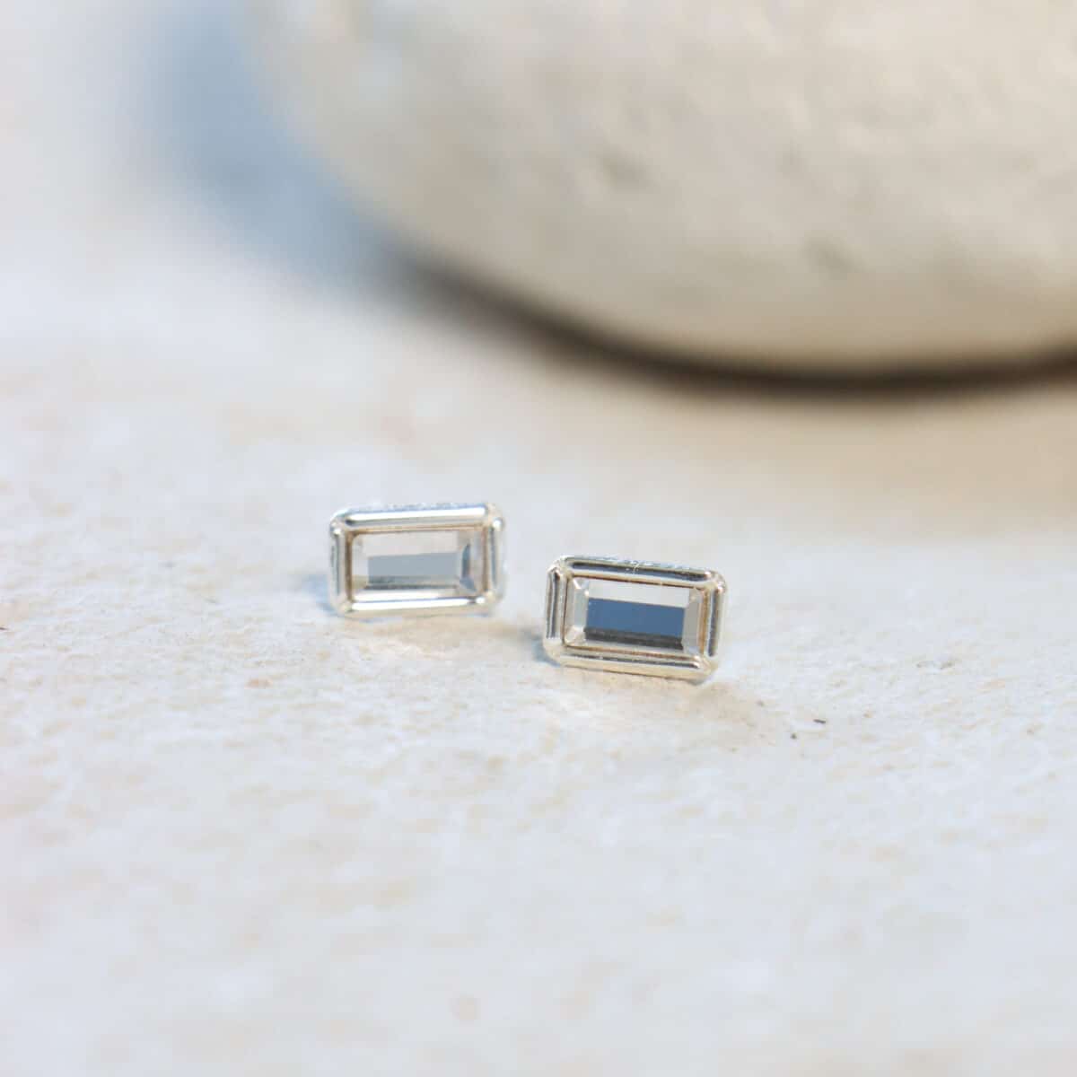 Shiny rectangle silver