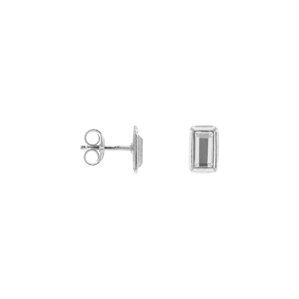 Shiny rectangle silver