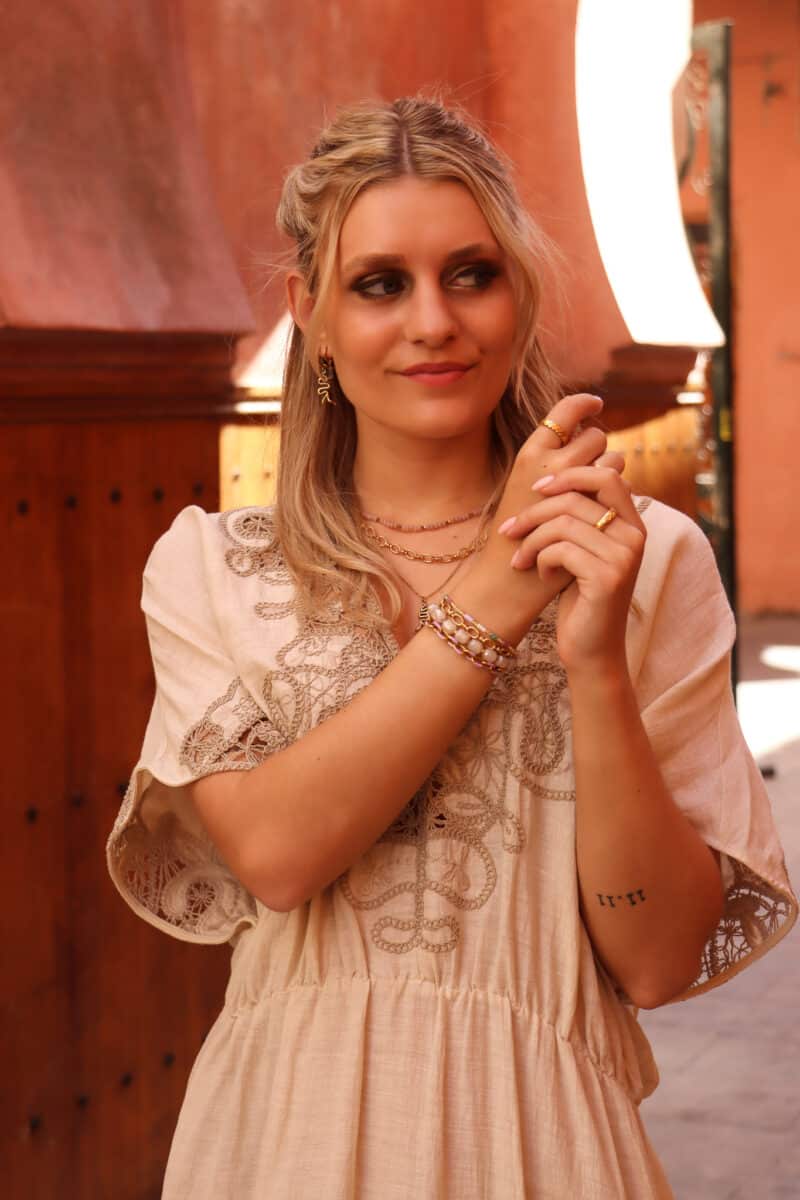 Shiny treasure bracelet gold