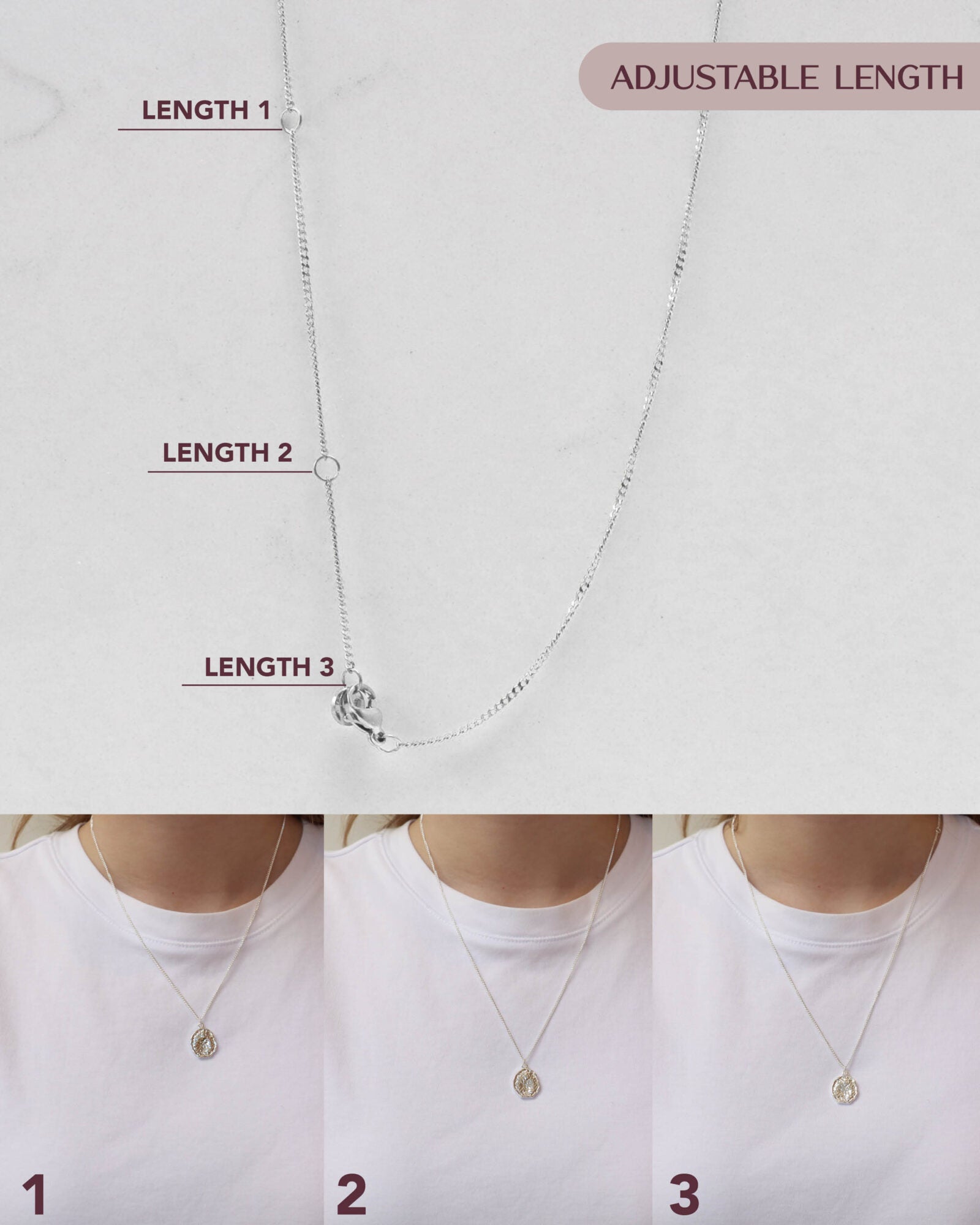 Silver rush necklace