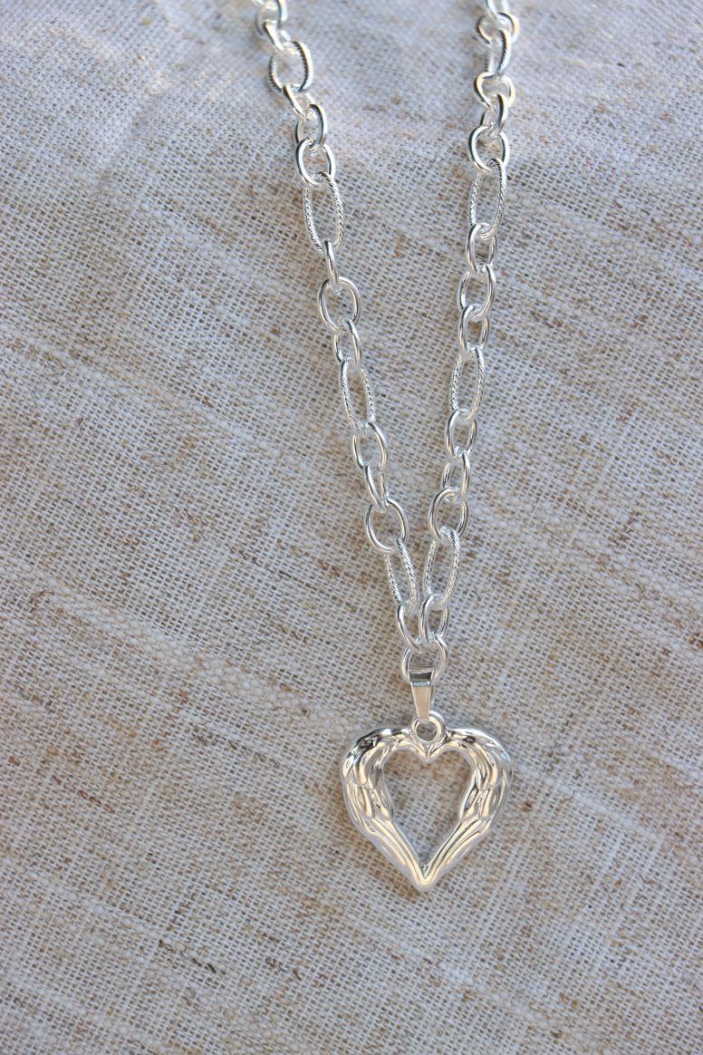 Sisi necklace silver