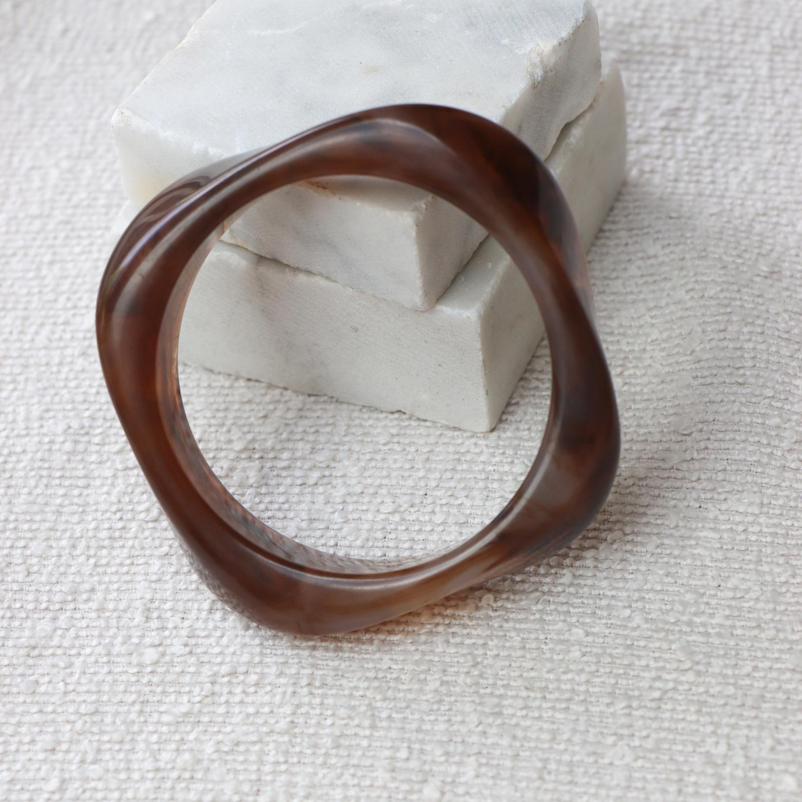 Smokey rock bracelet