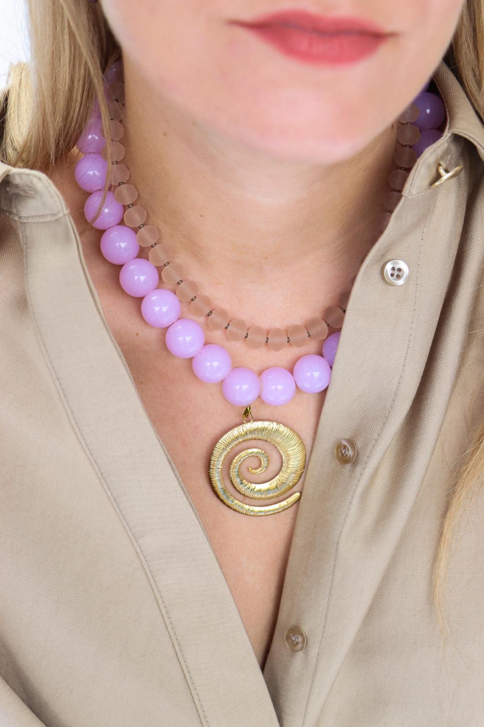 Soul wave charm gold