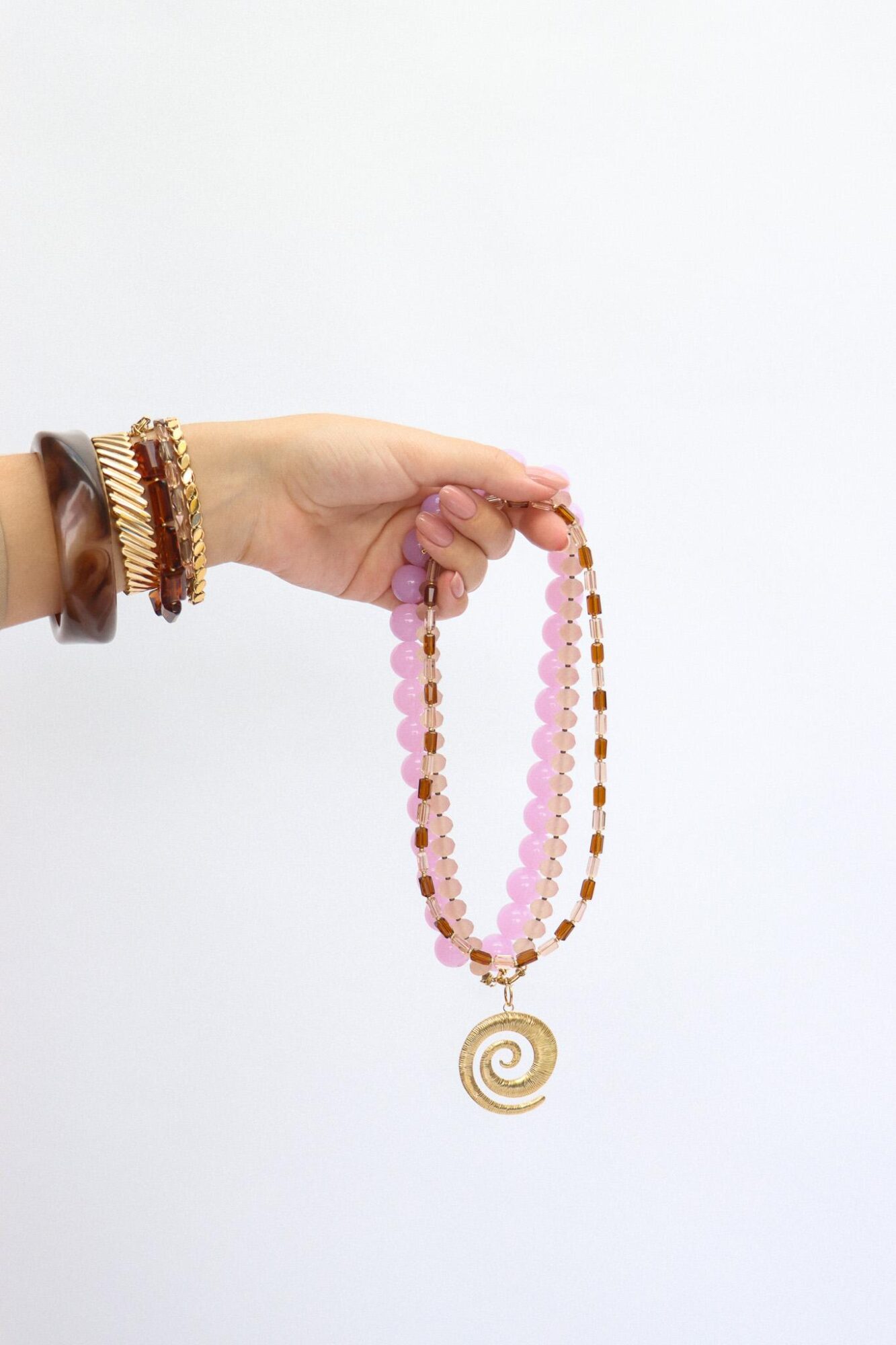 Soul wave charm gold