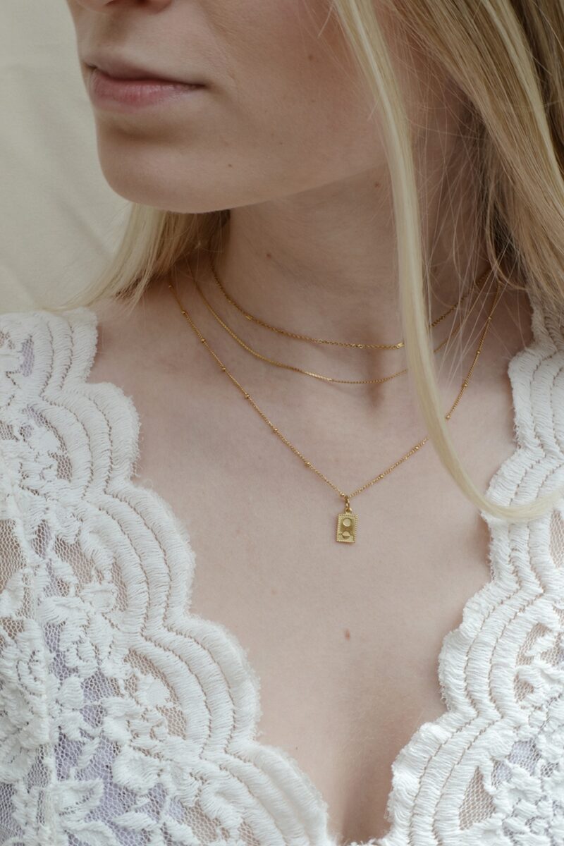 Spacer Necklace Gold Choker