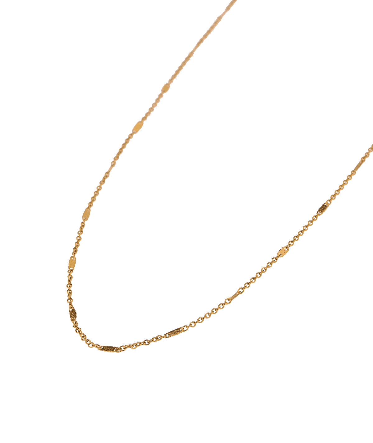 Spacer Necklace Gold Choker