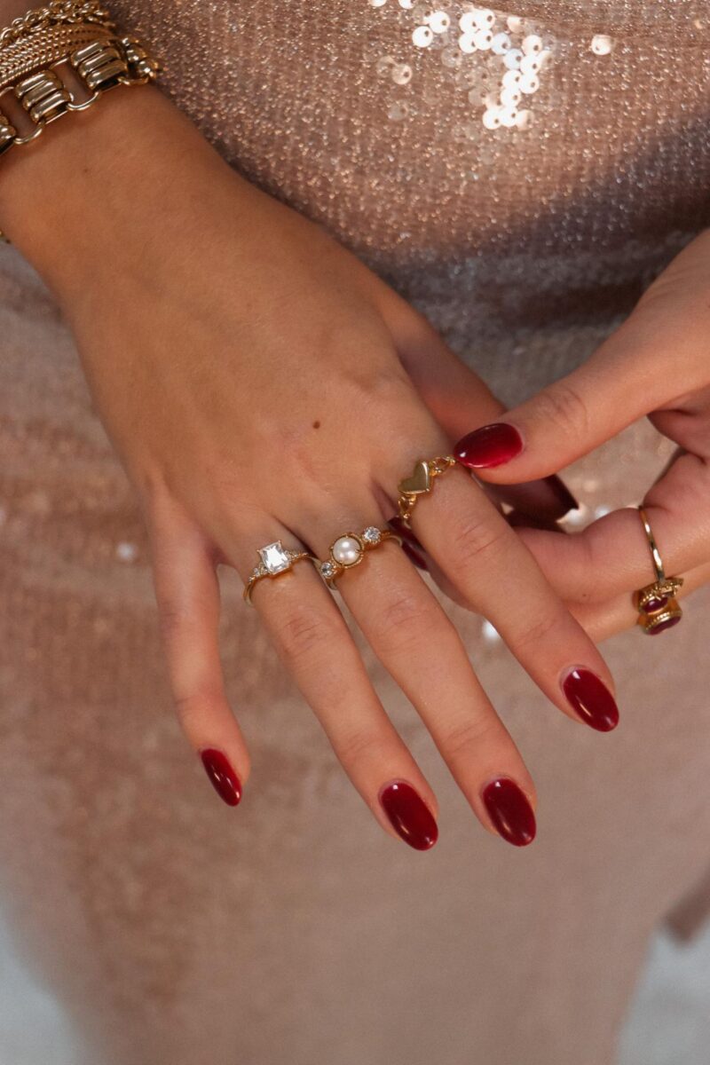 Square diamond ring gold