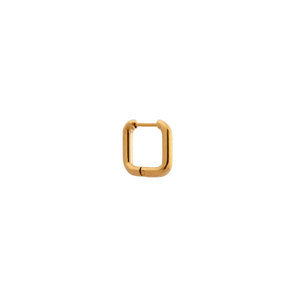 Square hoop gold