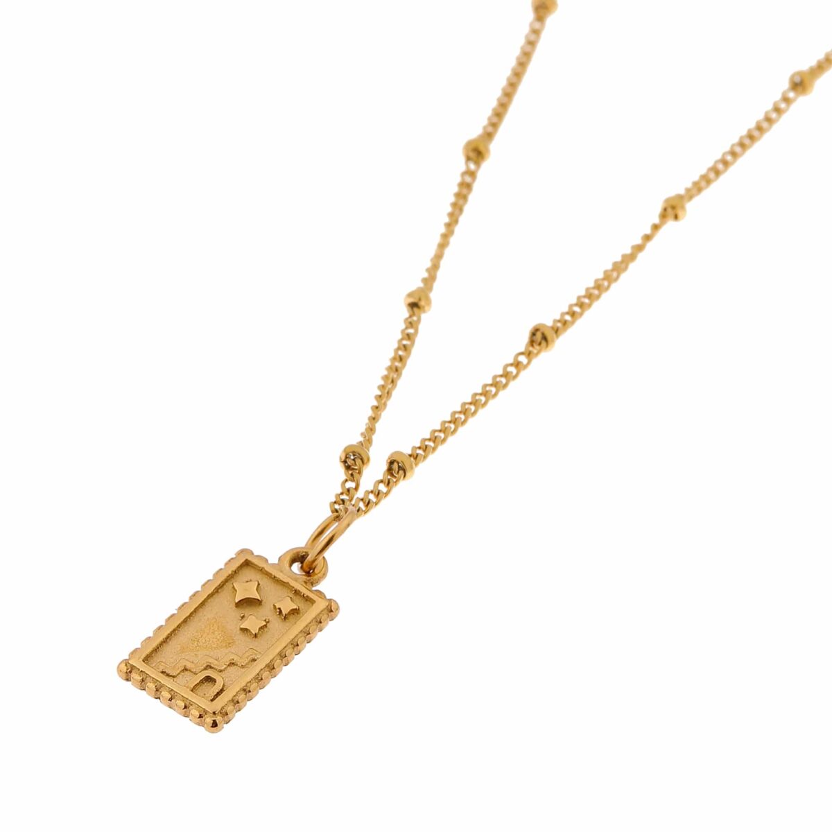 Stairway to heaven necklace gold