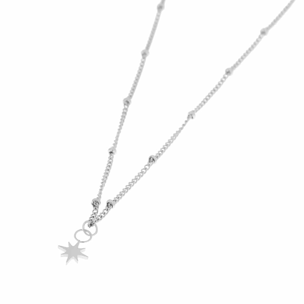 Star necklace silver